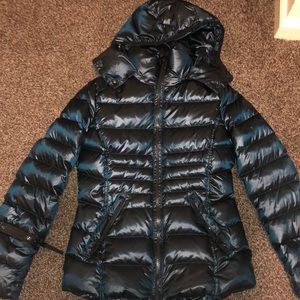 Blue thermal zip up